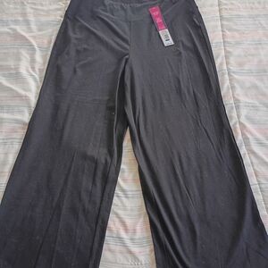 Chic Black Wide-Leg Women's Pants